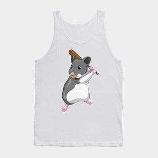 Hamster Baseball Baseball bat Tank Top